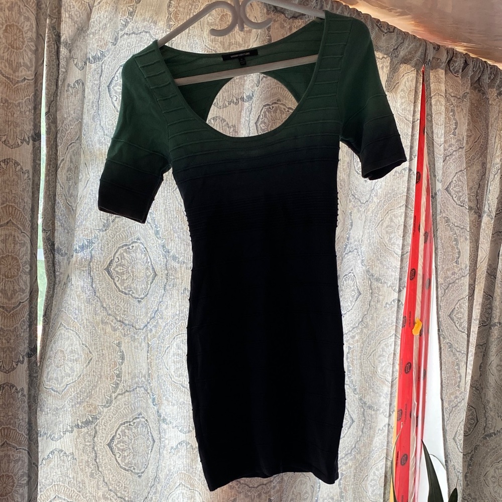 WOW Couture Green and Black dress